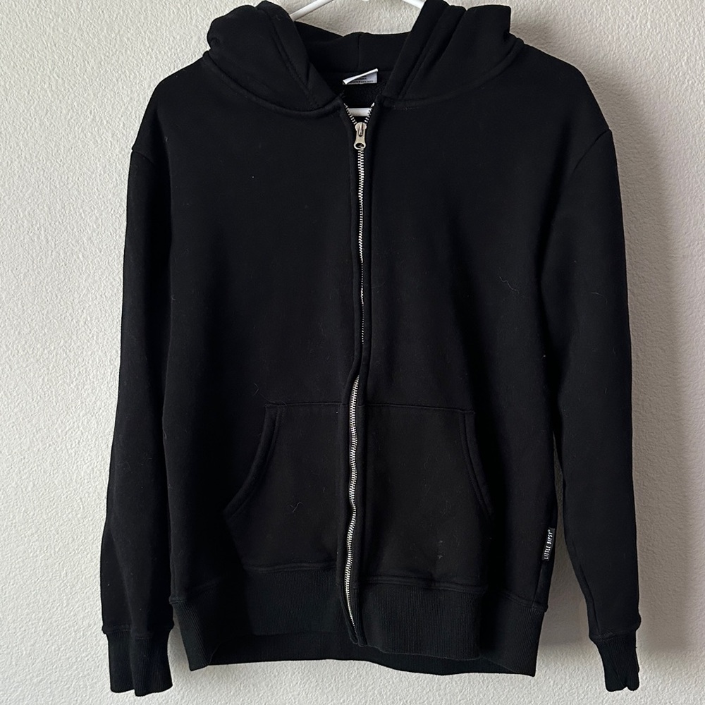 Little Bipsy Black Full-Zip Hoodie